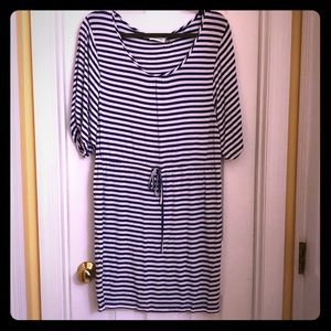 Striped summer dress/beach coverup